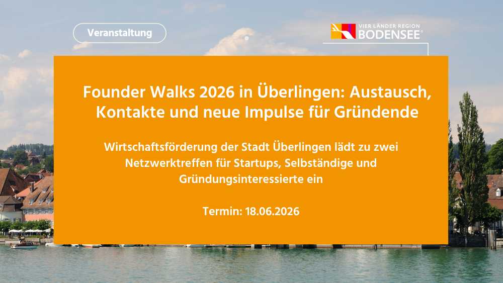 Founder Walks 2026 in Überlingen