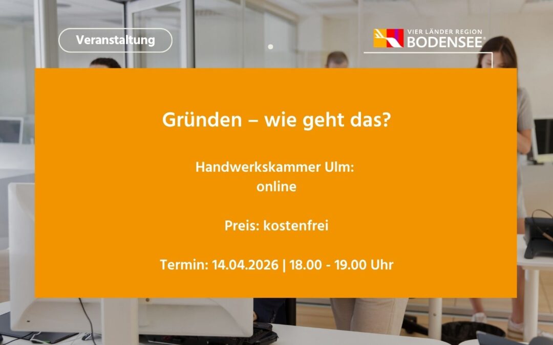 Gründen – wie geht das?