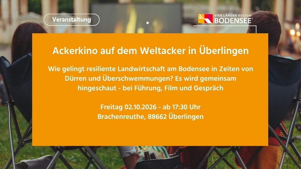 Ackerkino auf dem Weltacker in Überlingen