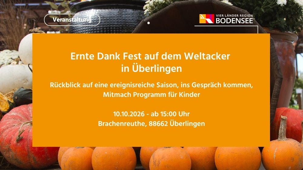 Ernte Dank Fest auf dem Weltacker in Überlingen