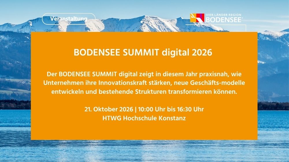 Bodensee Summit digital 2026 Bodensee Summit digital 2026